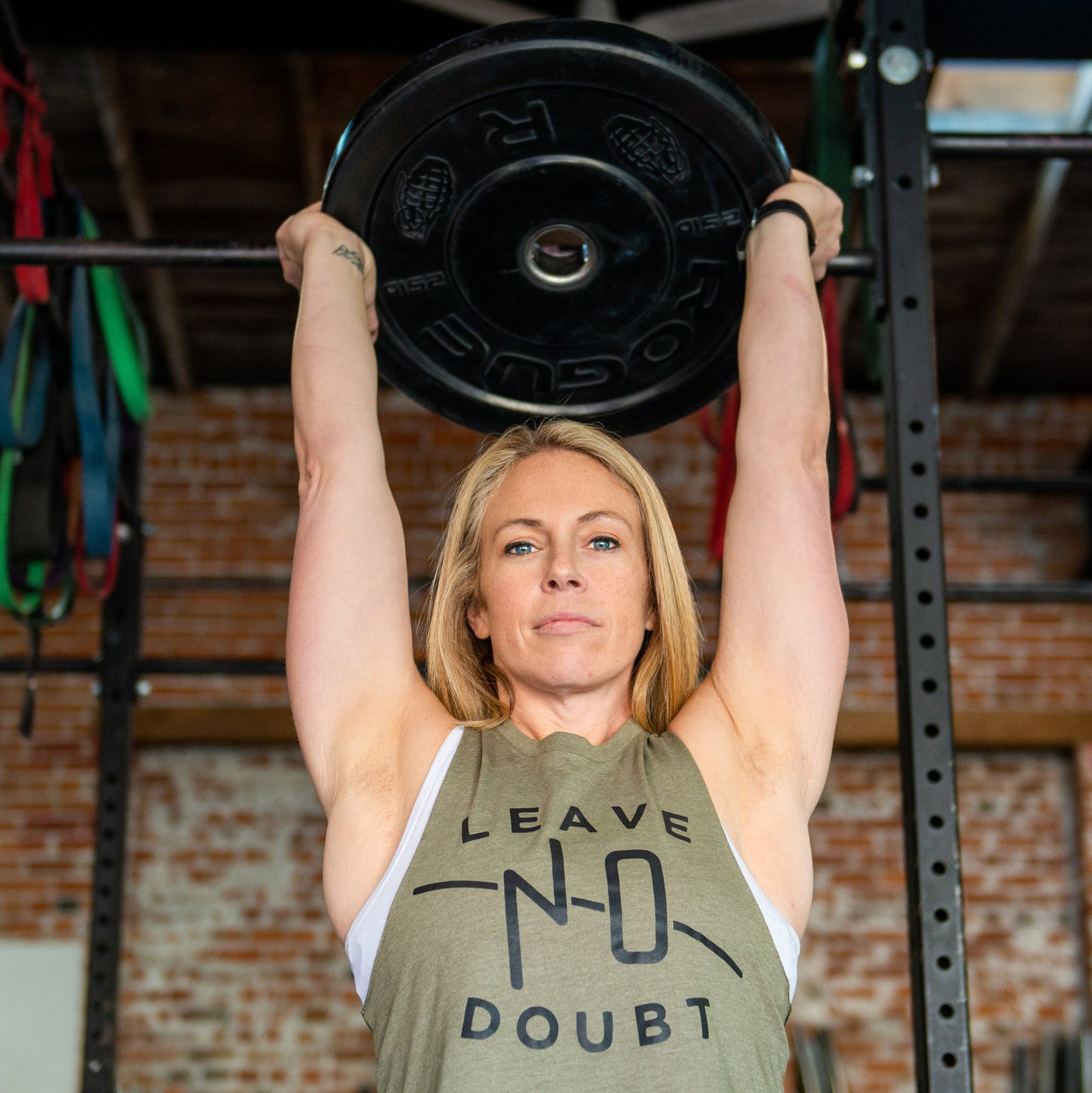 Women's Leave No Doubt OG Crop Tank - Breathable Workout Top for Yoga, Running & Gym | Perfect for Fitness & Active Lifestyle