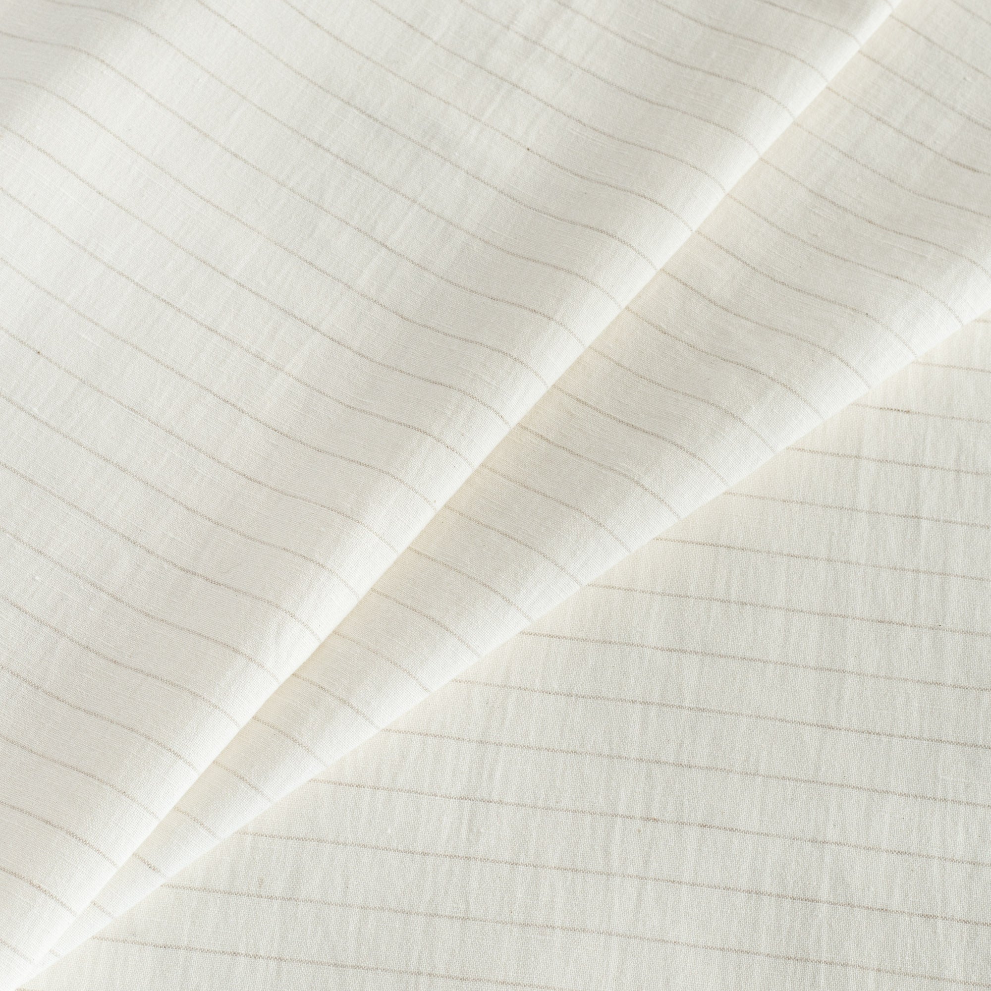 Premium Hudson Stripe Fabric - 100% Natural Cotton Textile for Upholstery, Curtains & Home Decor | Soft & Durable Material for DIY Sewing Projects