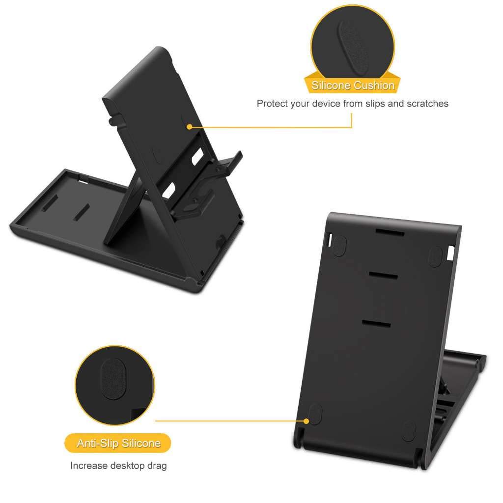 HORI Compact Playstand for Nintendo Switch - Officially Licensed Adjustable Gaming Stand - Perfect for Travel, Home & Multiplayer Gaming