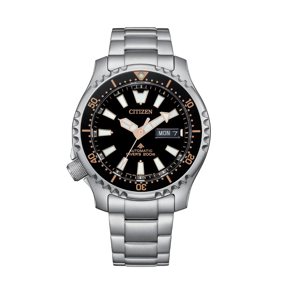 Citizen Promaster Automatic Black Dial Stainless Steel Men's Watch NY0160-66E - Durable Dive Watch for Water Sports & Everyday Wear