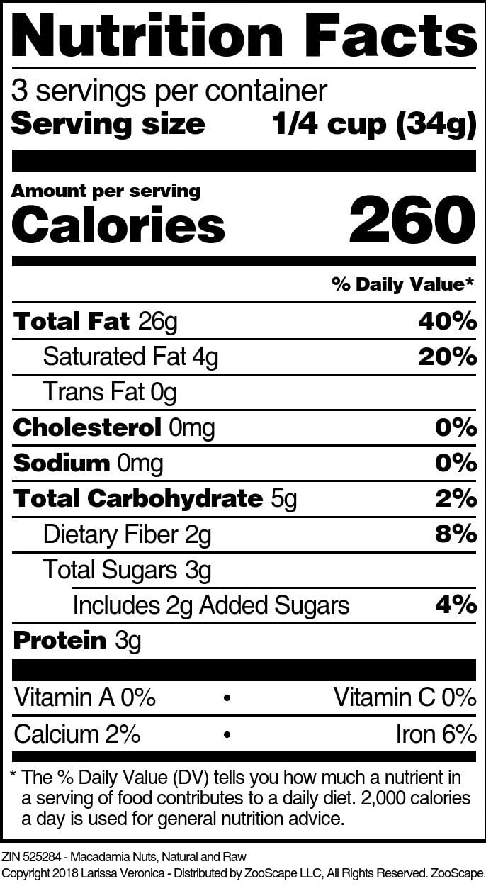 Premium Raw Macadamia Nuts, Natural Unsalted (4 oz, 2-Pack) - Keto & Vegan Snack for Baking, Salads & Healthy On-the-Go Nutrition