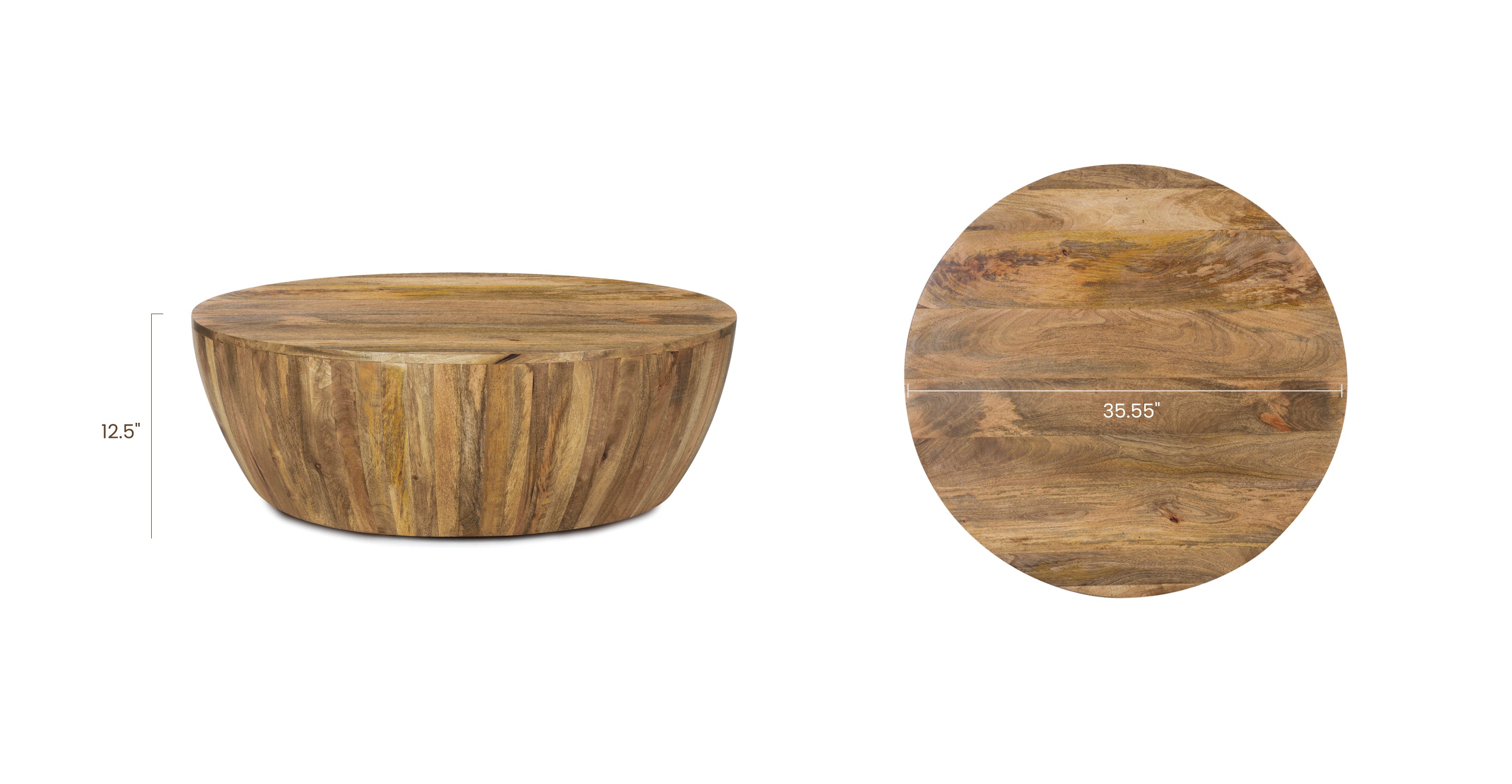 Modern Goa Coffee Table - Solid Wood Living Room Furniture for Home Decor - Perfect for Living Room, Lounge, or Office Use