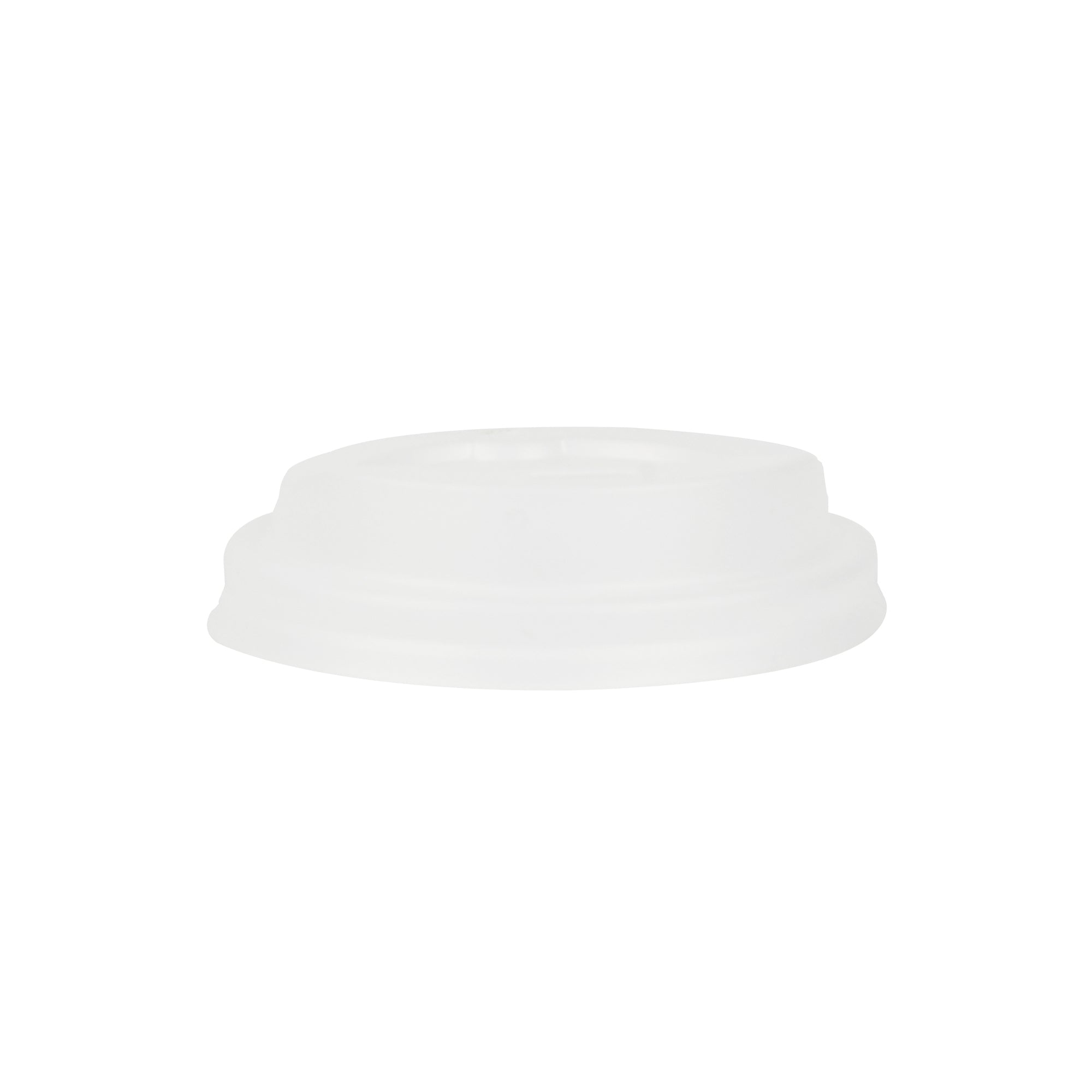 Eco-Friendly White PLA Plastic Coffee Cup Lids - Compostable 4oz Lids (500 Count) - Perfect for Coffee Shops, Cafés & Takeout Services