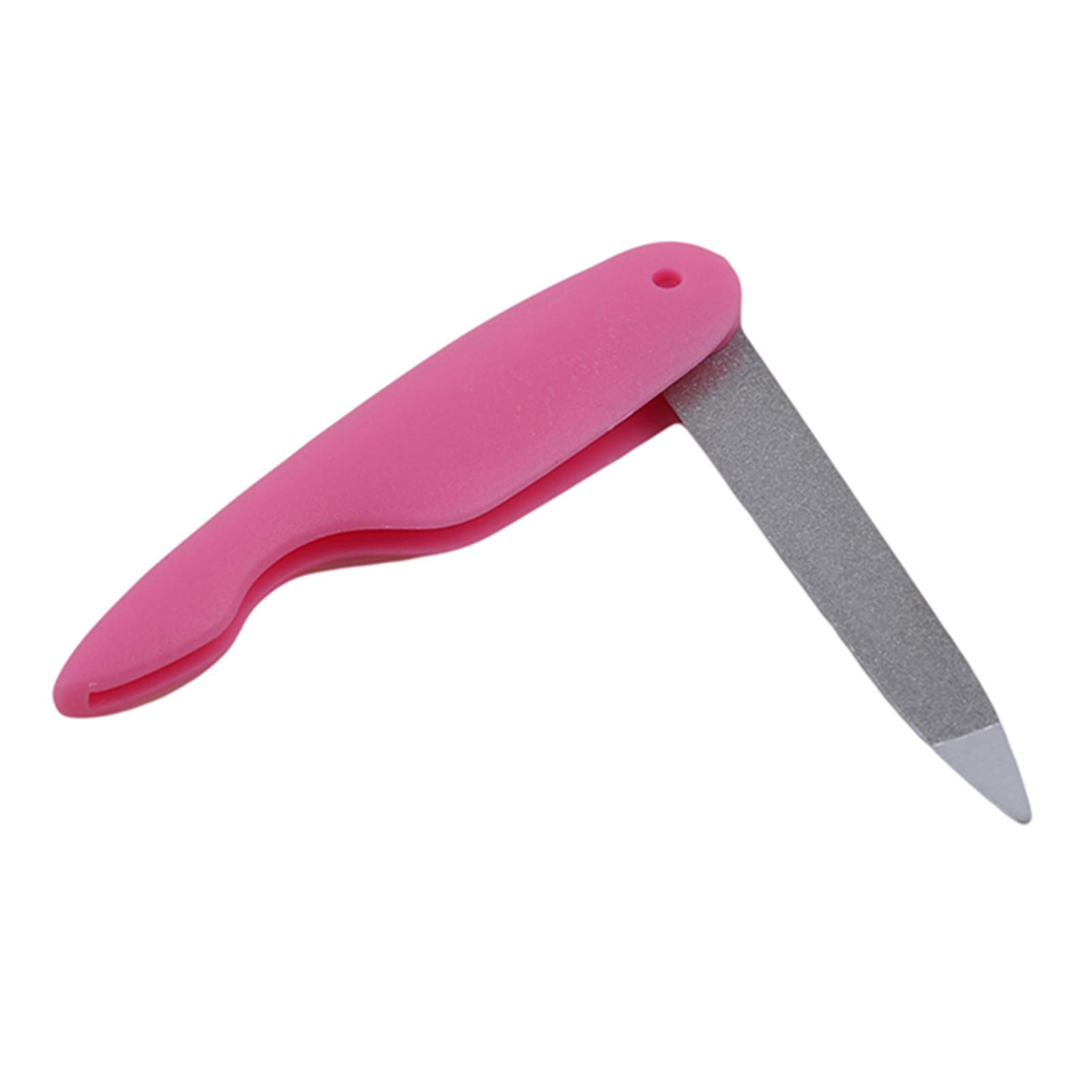 Professional Collapsible Double-Sided Nail File for Manicure & Pedicure - Portable Nail Care Tool for Home, Travel & Salon Use