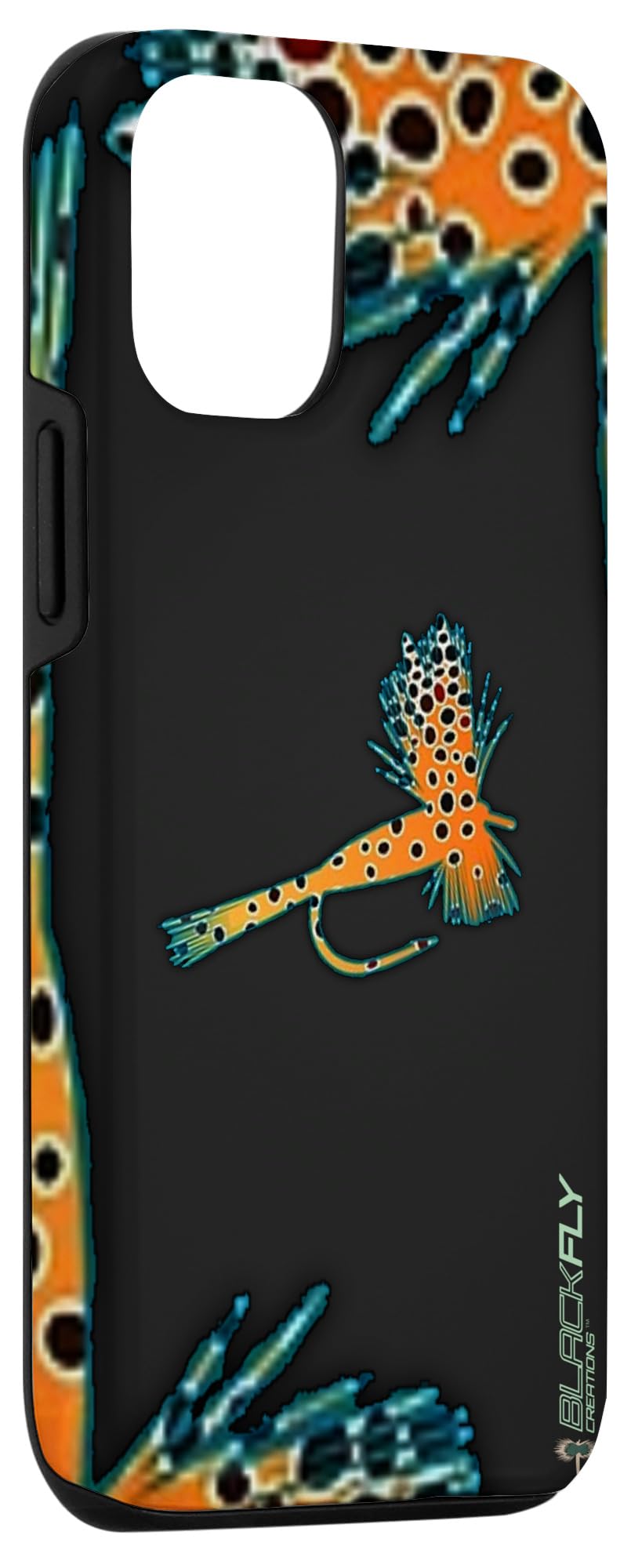 iPhone 12 & 12 Pro Fly Fishing Trout Skin Phone Case - Durable Protective Cover for Outdoor Enthusiasts | Perfect for Fishing Trips & Nature Adventures