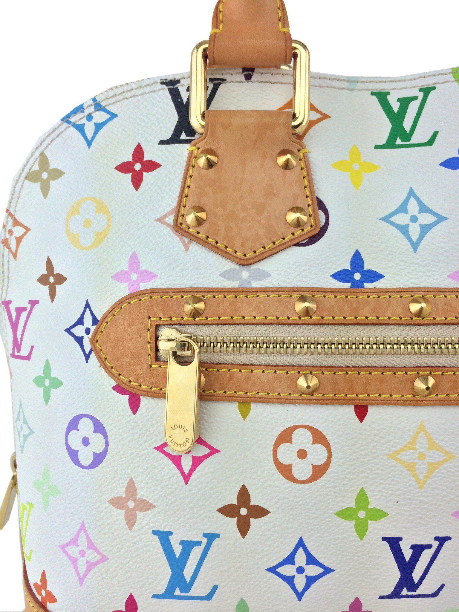 Authentic Louis Vuitton Multicolore Monogram Alma Handbag - Stylish Designer Shoulder Bag for Women | Perfect for Work, Travel & Evening Events