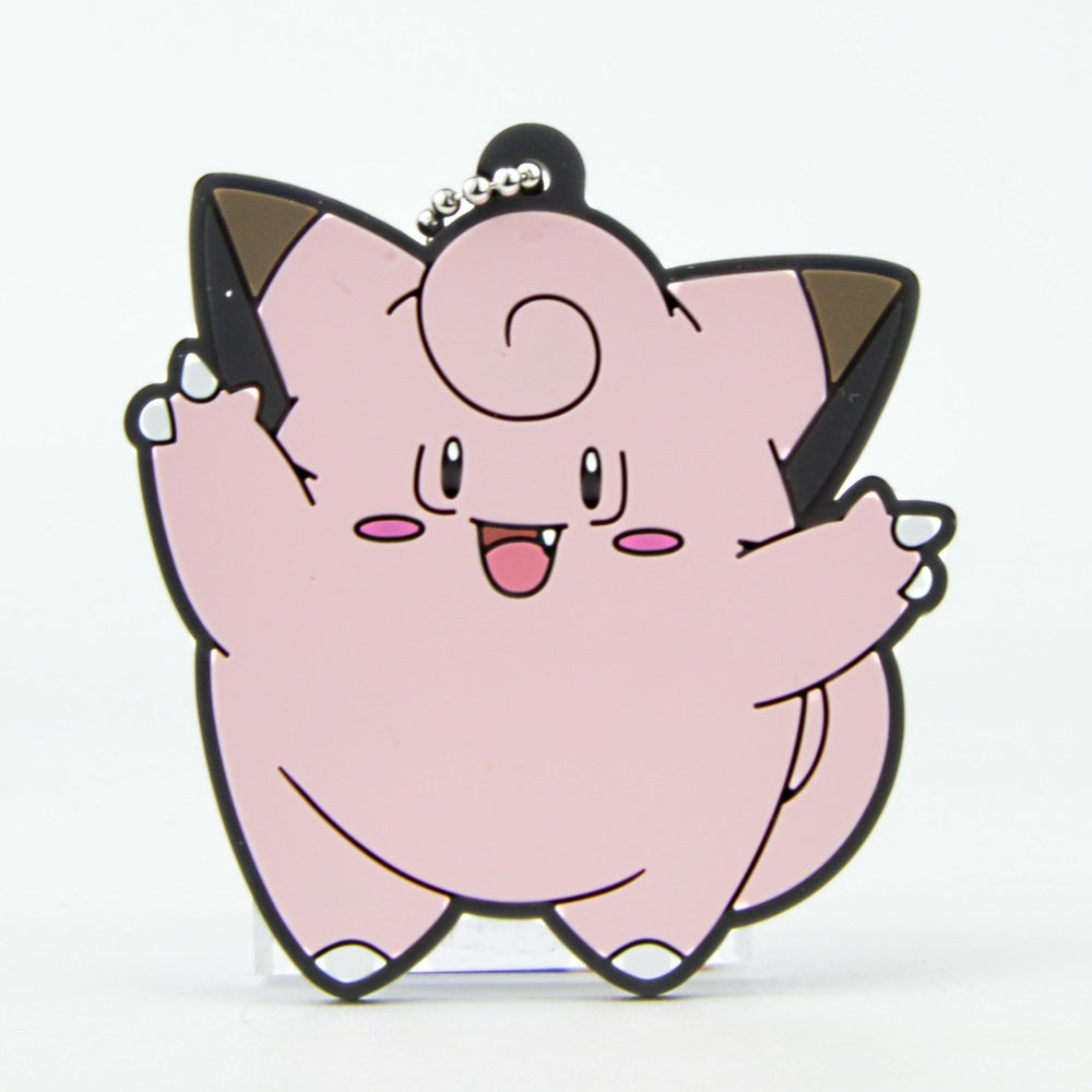**Bandai Series 4 Pokemon Rubber Mascot Keychain - Cute Collectible for Backpacks, Gifts & Anime Fans**