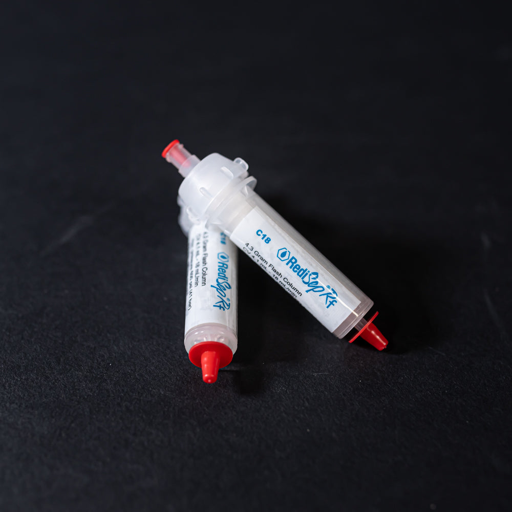 RediSep® Silver C18 Reversed Phase HPLC Columns (4.3 Gram) - Pack of 2 for Laboratory Analysis, Pharmaceutical Testing & Chemical Separation