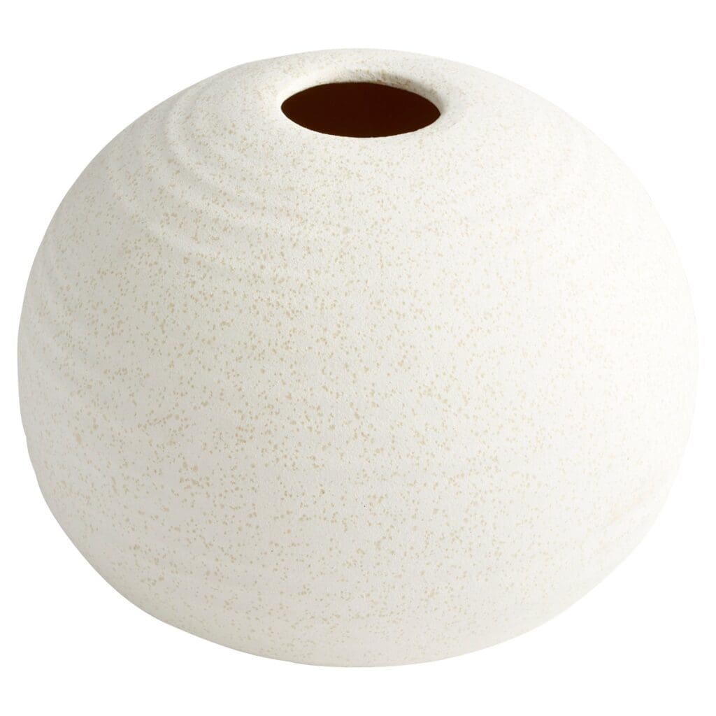 White Small Perennial Vase by Cyan Design 11200 - Perfect for Home Decor, Wedding Centerpieces & Floral Arrangements