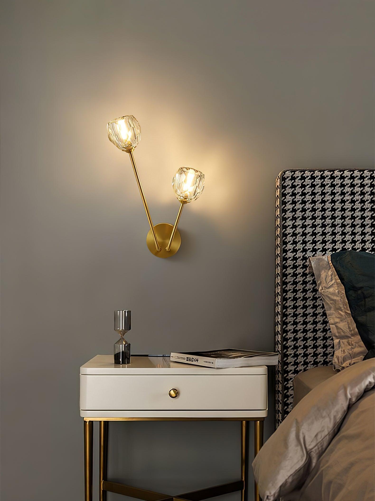 Crystal Branch Wall Light - Elegant Decorative Lighting for Living Room, Bedroom & Hallway | Perfect for Home & Office Decor