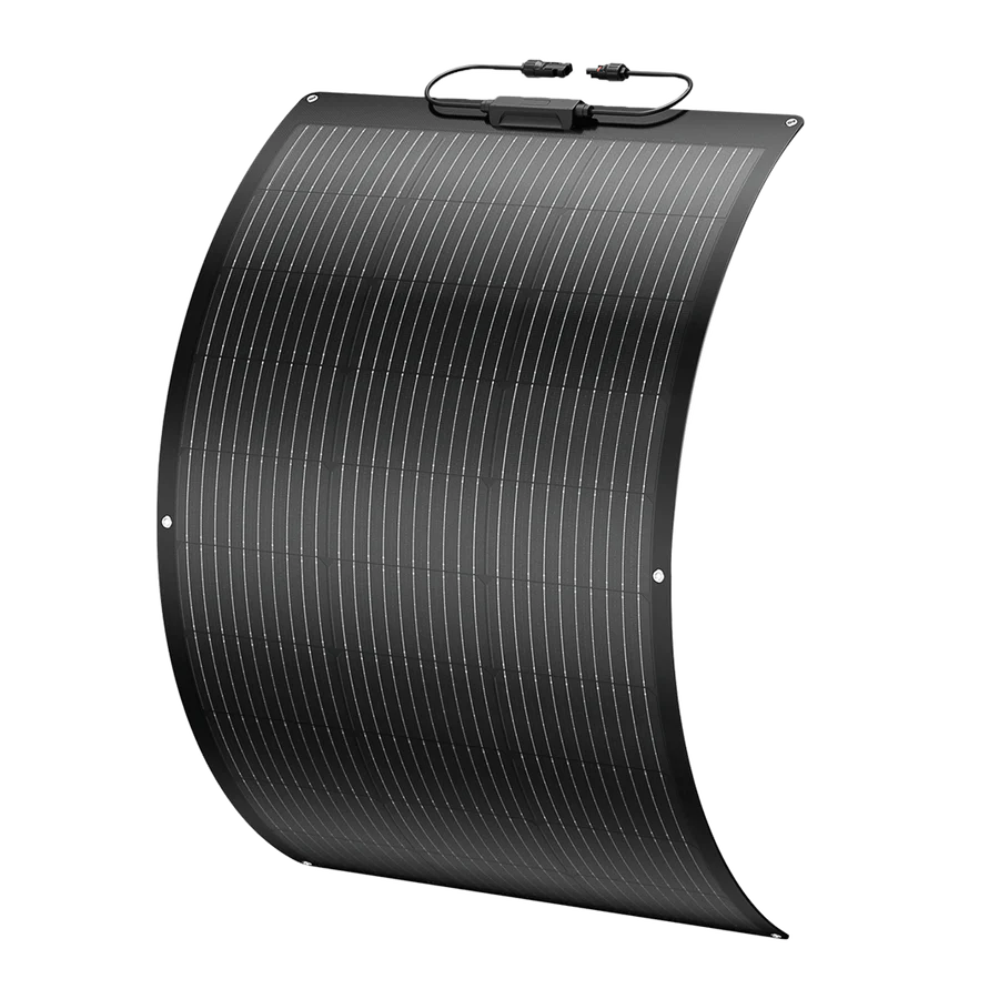 BougeRV Arch 100W Fiberglass Flexible Curved Solar Panel for RV, Boat, Camping & Off-Grid Power - Lightweight & Durable Renewable Energy Solution