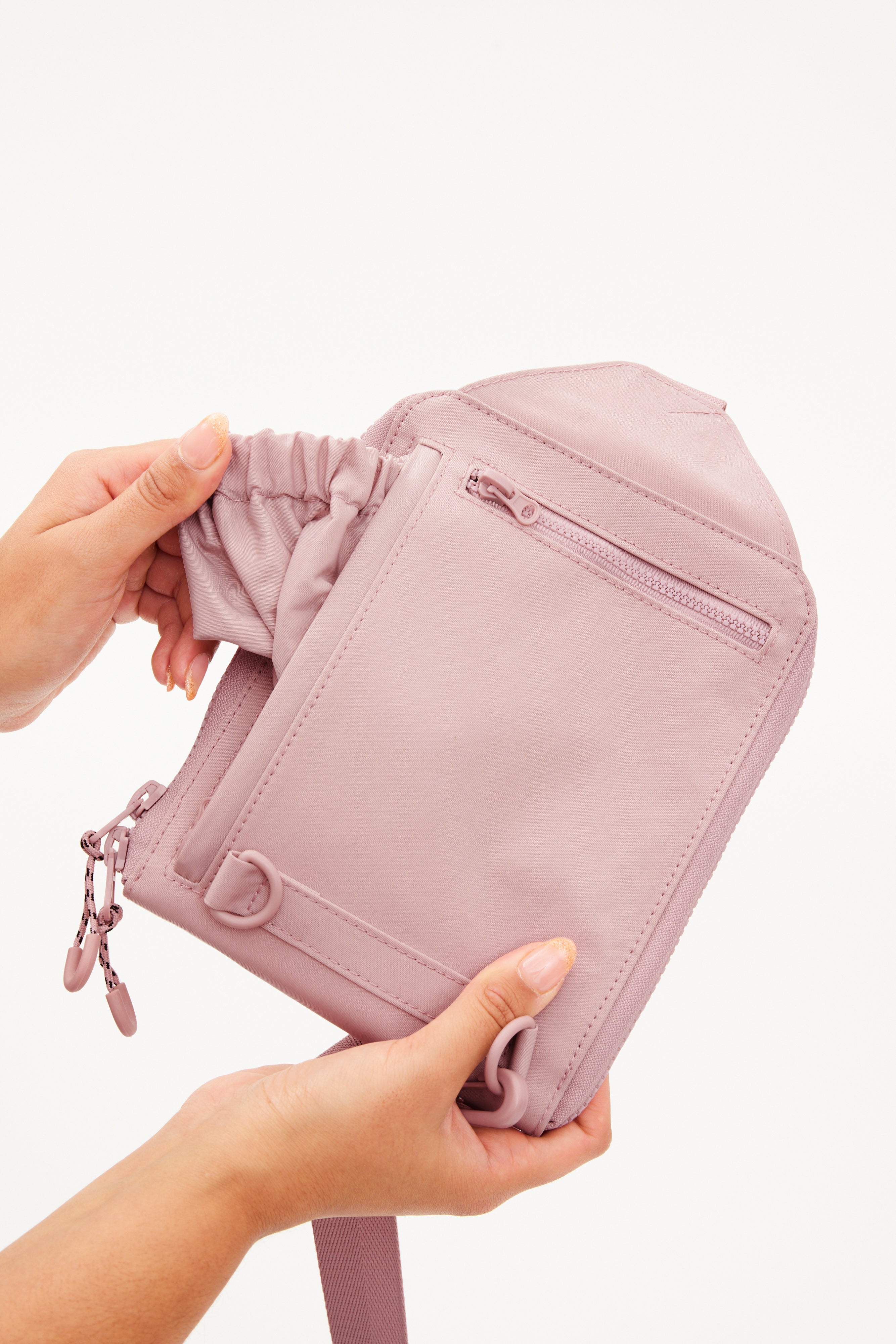 Premium Sport Sling Bag in Atlas Pink - Lightweight Crossbody Gym Bag for Running, Hiking & Travel - Perfect for Fitness Enthusiasts & Outdoor Adventures