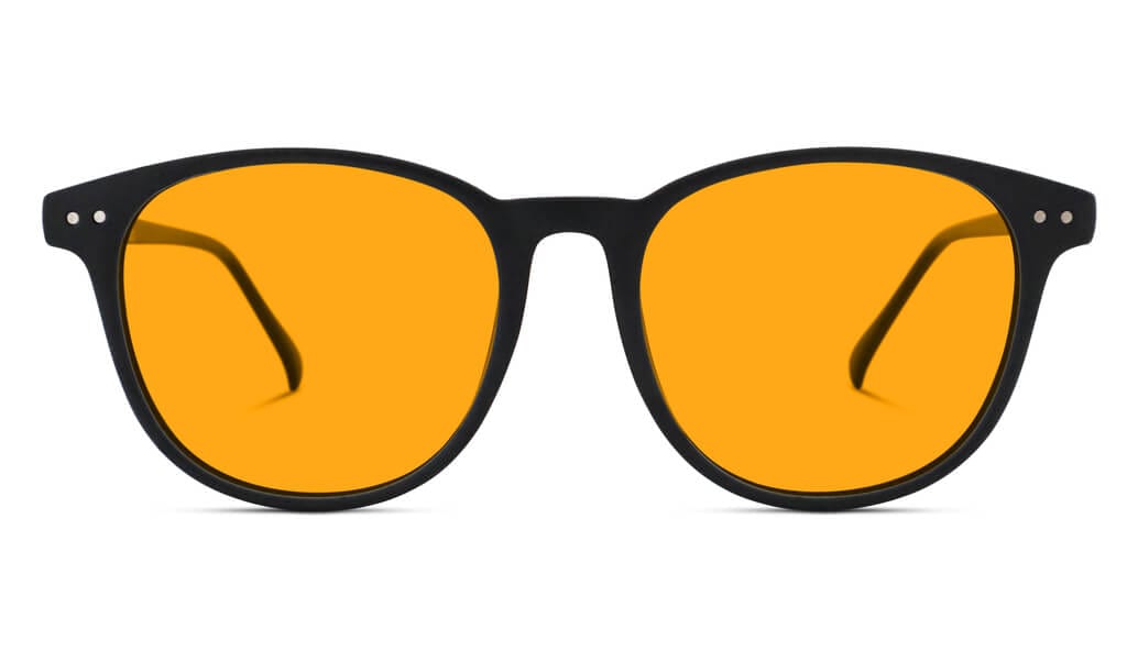 SunDown Blue Light Blocking Glasses - Anti Eye Strain Computer Glasses for Men & Women - Sleep Aid & Reading Glasses - Perfect for Office, Gaming & Nighttime Use
