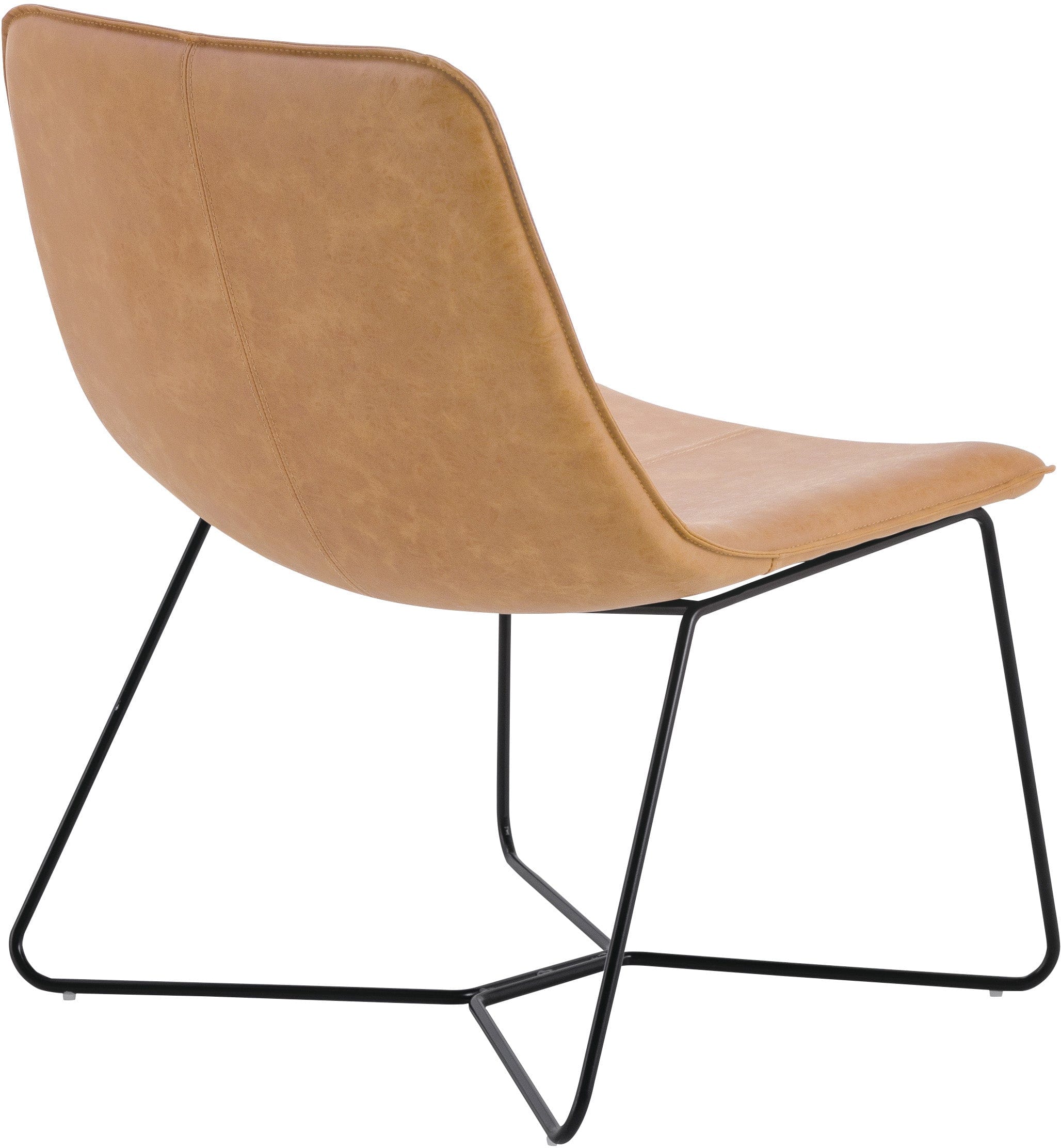Office Star Grayson Accent Chair - Modern Home Office Chair with Padded Seat & Metal Base - Perfect for Home Office, Living Room & Reading Nook