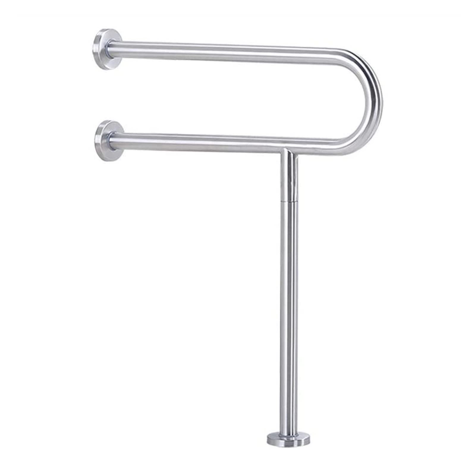 Stainless Steel Handicap Grab Bars - Wall Mounted Bathroom Safety Rails for Elderly, Disabled & Pregnant Women - Non-Slip Shower Assist Handle - Ideal for Bathroom, Shower & Toilet Safety Support