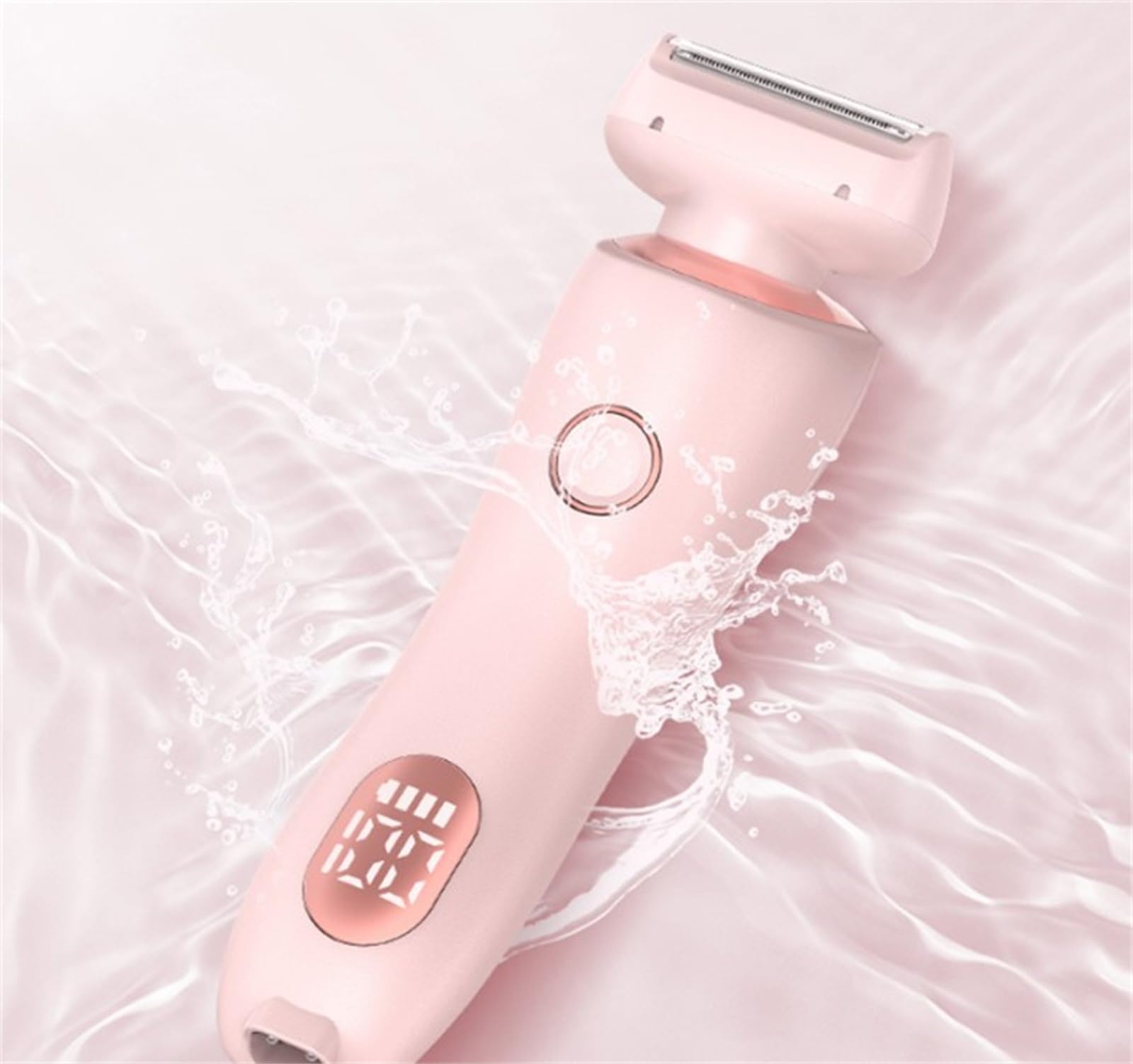 SmoothShave Electric Razor for Women - 2-in-1 Dual Head Hair Removal & Shaving Kit - Waterproof Cordless Lady Shaver for Legs, Bikini & Underarms - Painless Hair Trimmer for Sensitive Skin