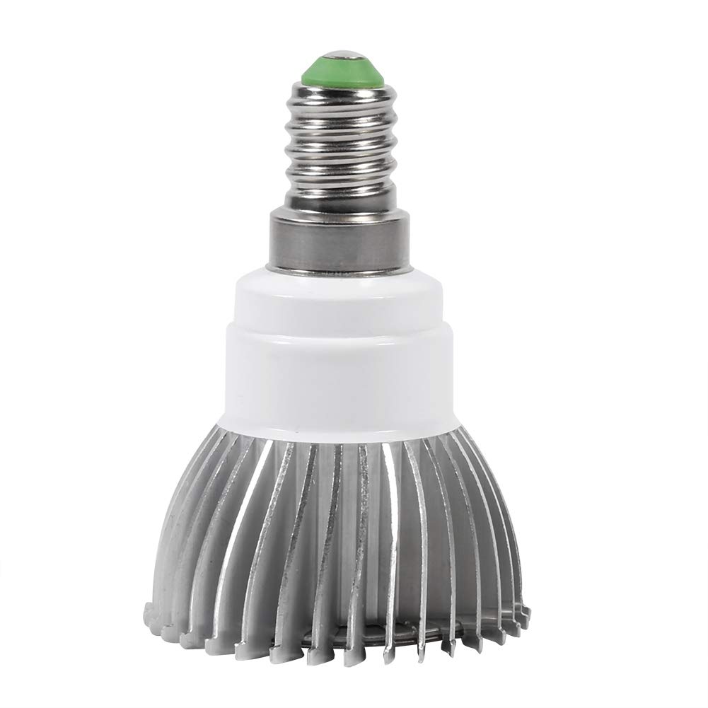 28W Full Spectrum LED Grow Light Bulb for Indoor Plants, Flowers, Hydroponic Vegetables - E14 Base Plant Growing Lamp for Home Garden, Greenhouse & Seed Starting - Energy Efficient 28W LED Grow Light