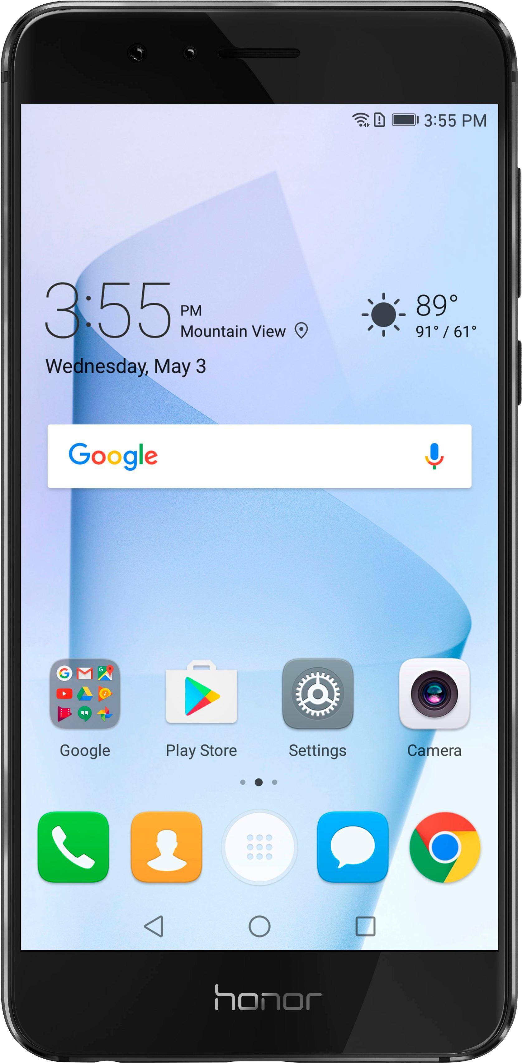 Huawei Honor 8 Unlocked Smartphone - 32GB Dual SIM Midnight Black - Perfect for Travel & Business Use