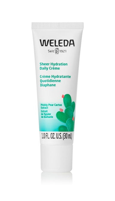 Weleda Sheer Hydration Daily Face Cream 1oz - Lightweight Moisturizer for Dry & Sensitive Skin | Day & Night Use for Radiant Glow