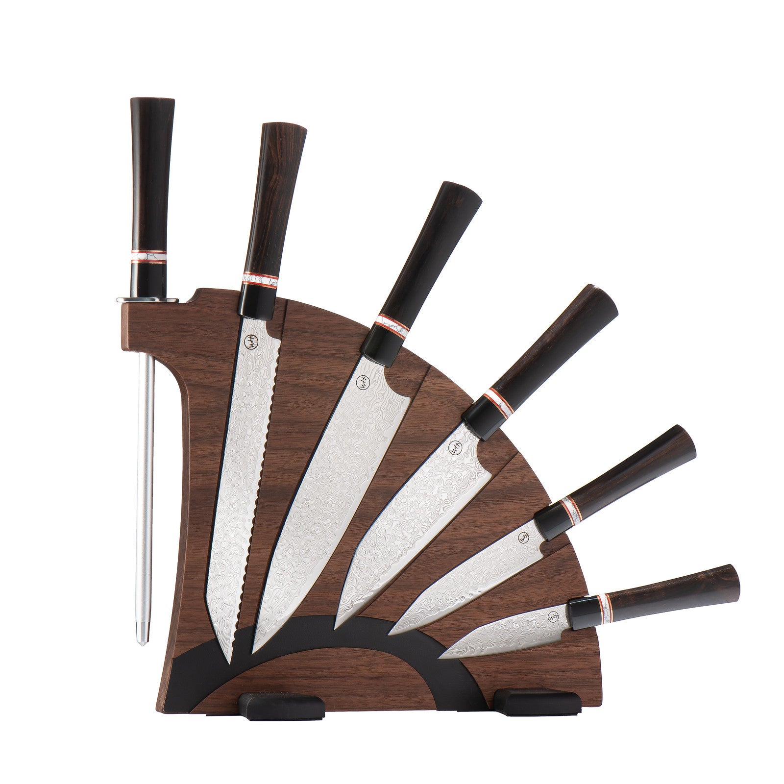 Kultro Gourmet Chef Knife - Premium Ebony Walnut Handle - Perfect for Professional Chefs & Home Cooking