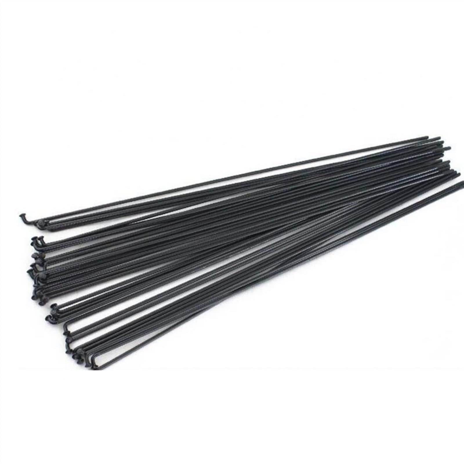 FIZZOQI 12Pcs Stainless Steel Bicycle Spokes 260-296mm - 14G MTB Wheel Spokes with Copper Nipples for Electric Bike & Cycling - Perfect for Wheel Repair and Maintenance