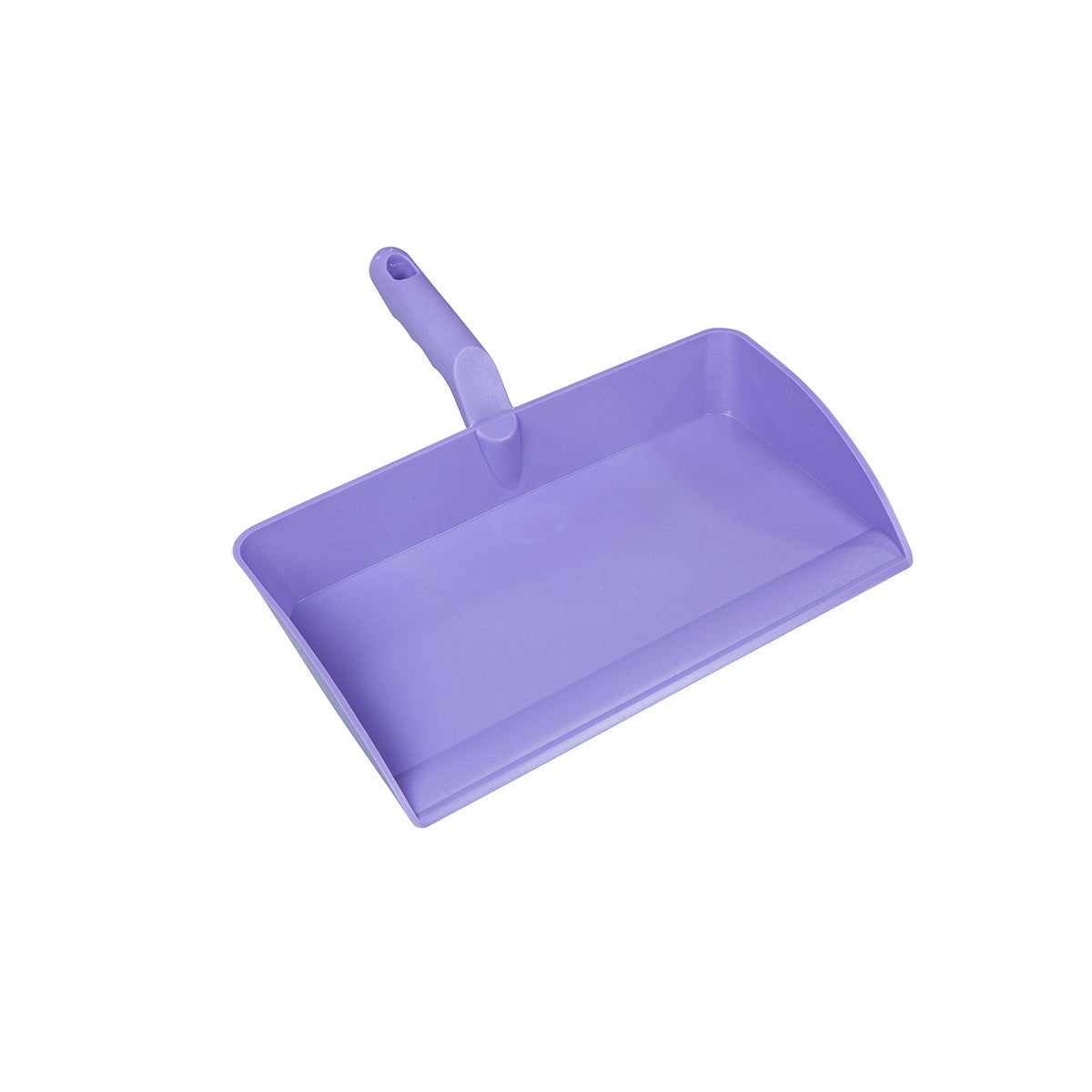 FBK 12 Open Dustpan - Heavy Duty Plastic Broom Dust Pan with Long Handle for Easy Sweeping - Ideal for Home, Kitchen, Garage & Office Cleaning