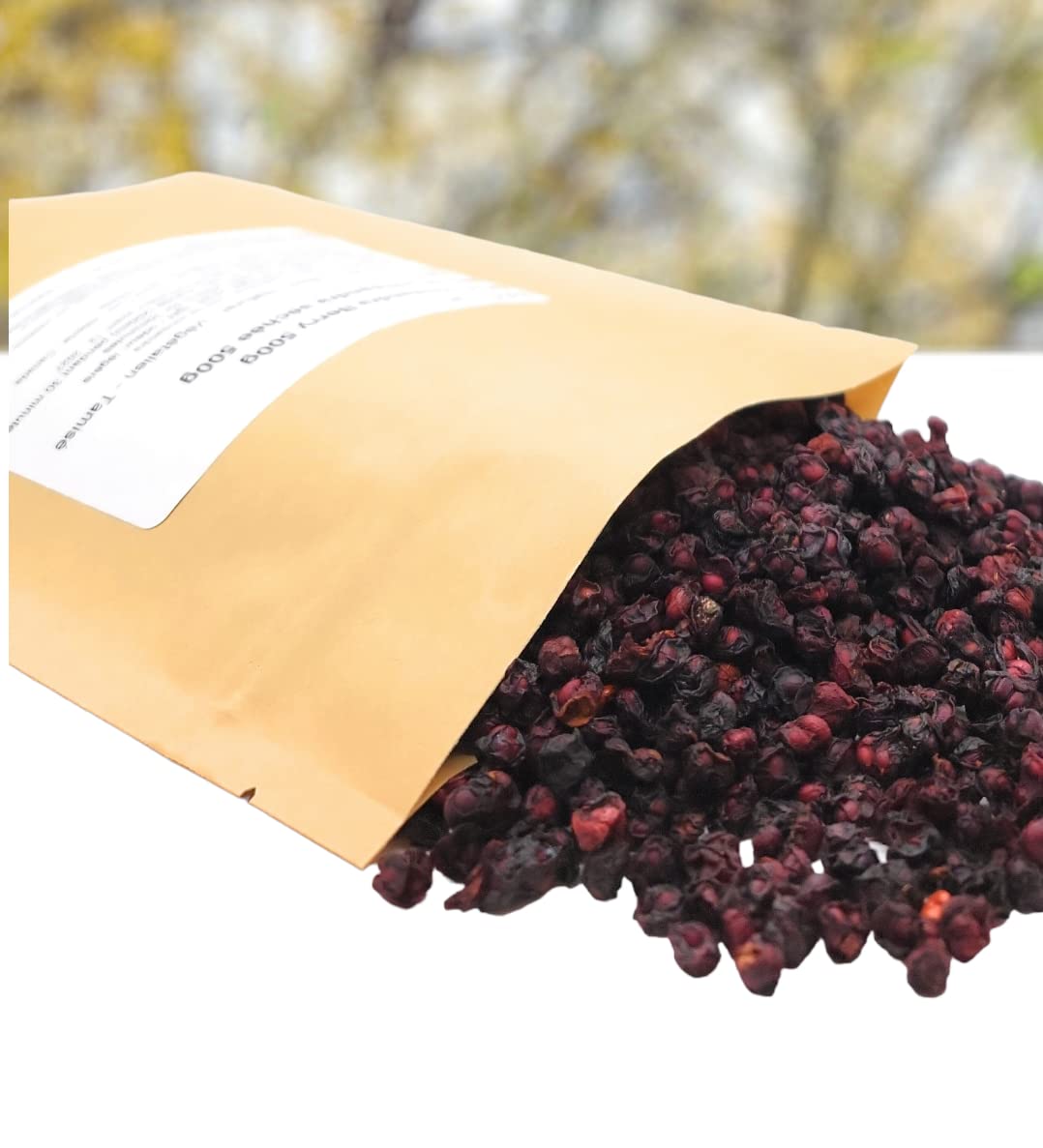 Premium Dried Schisandra Berries (Wu Wei Zi) 200g - Organic, Vegan, Large Size - Natural Energy Booster & Stress Relief - Perfect for Teas, Smoothies & Healthy Snacks - Product of China