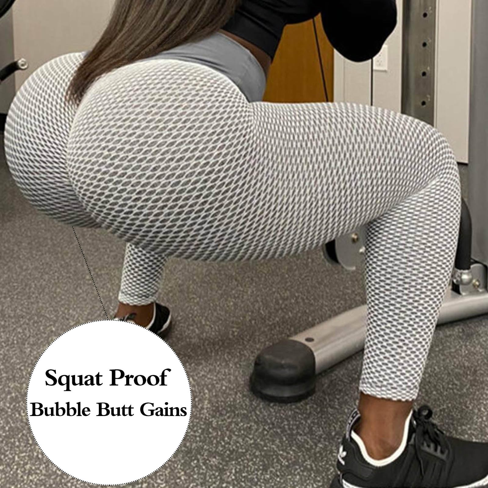 JGS1996 Women's Butt Lifting Leggings - High Waisted Tummy Control Yoga Pants with Scrunch Booty Design for Workout & Gym | Perfect for Yoga, Running, Fitness & Daily Wear