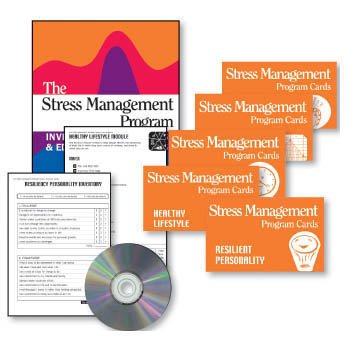 Stress Management Book & Cards Set - Anxiety Relief Guide with Coping Strategies for Adults - Perfect for Therapy, Self-Care, and Mindfulness Practice