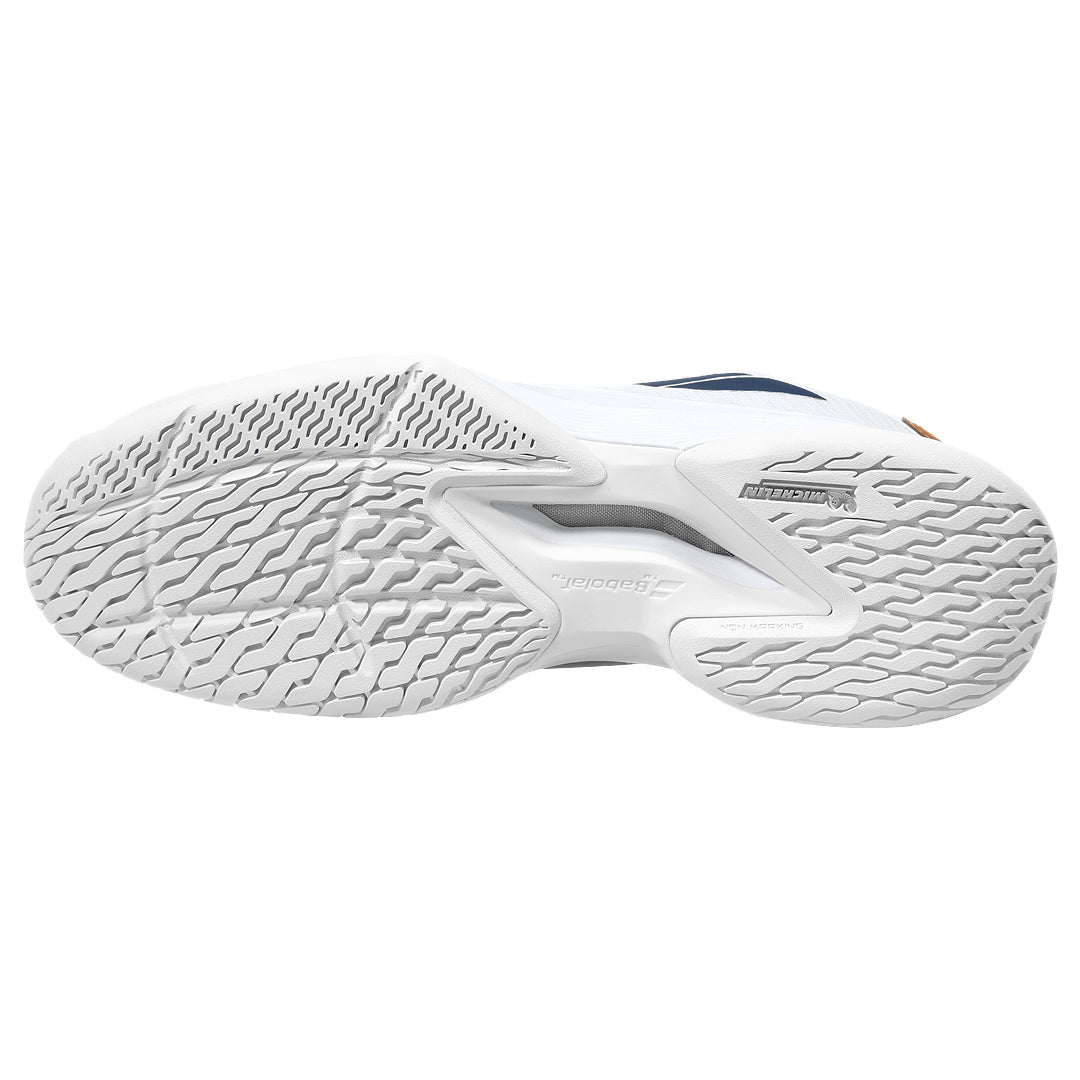 Babolat Women's Jet Tere 2 Tennis Shoes Wimbledon Edition - White/Blue Navy - Lightweight & Comfortable for Court Play & Casual Wear