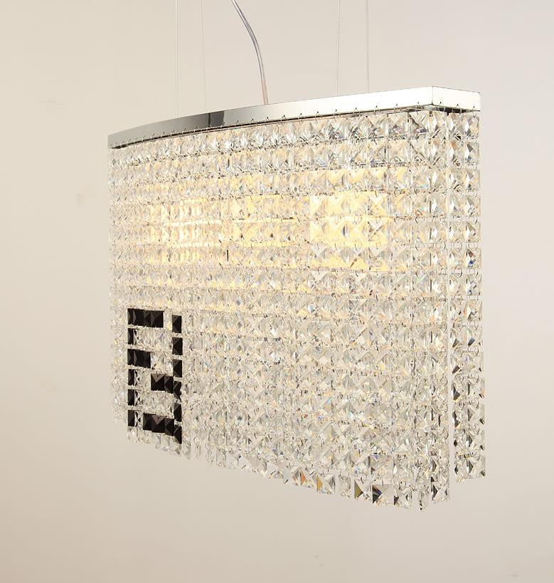Claire Crystal Chandelier - Elegant Modern Ceiling Light Fixture for Dining Room, Living Room & Bedroom | Perfect for Home Decor & Wedding Venue Lighting