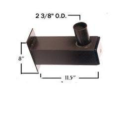 Pole Mount Vertical PMV - Heavy Duty Outdoor Mounting Bracket for Security Cameras & Antennas | Perfect for Home, Office & Industrial Use