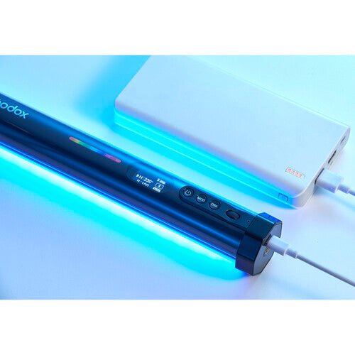 Godox TL30 1ft RGB LED Tube Light - Dimmable, 360° Color Adjustable for Photography, Videography & Studio Lighting