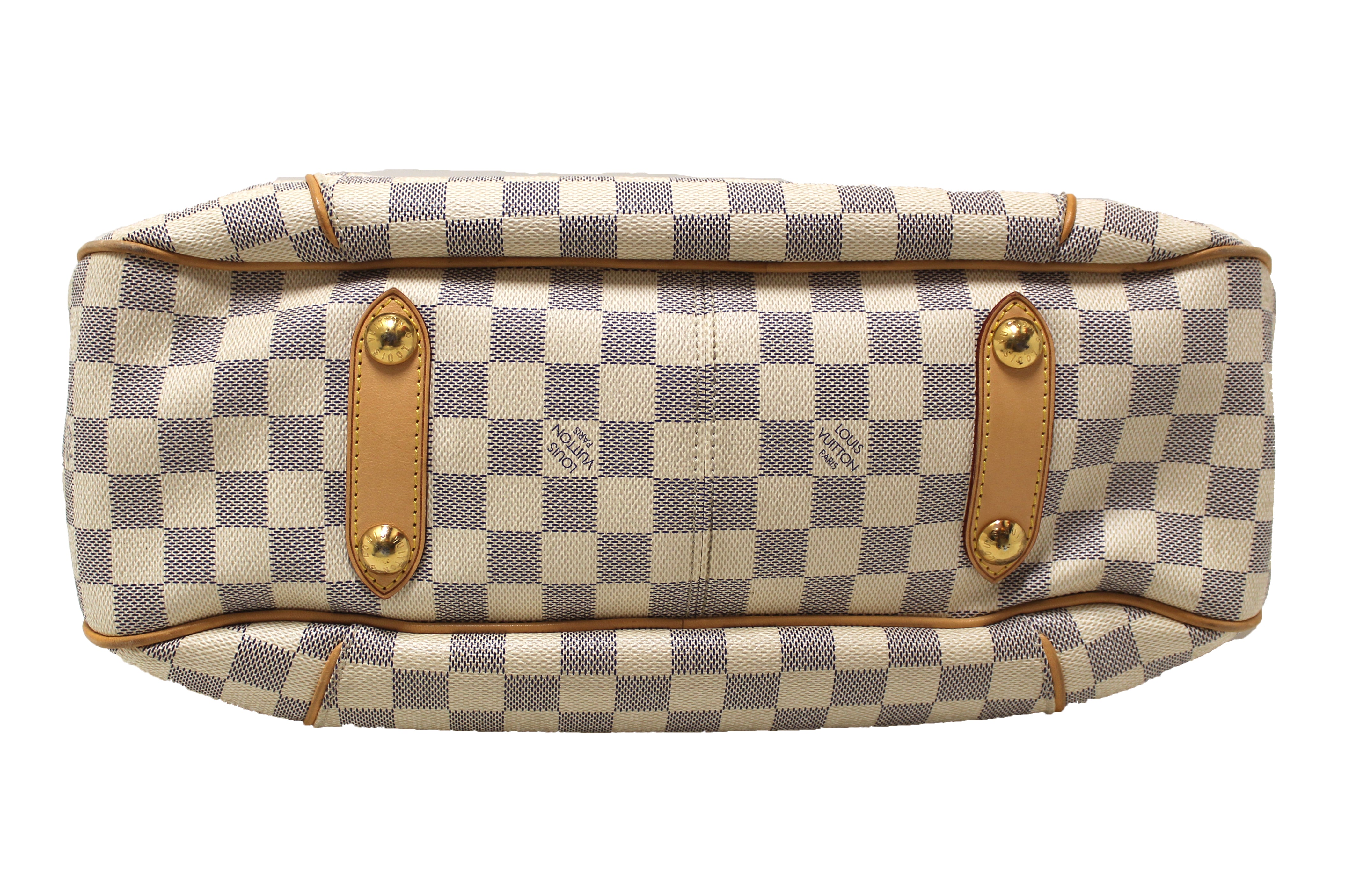Authentic Louis Vuitton Damier Azur Galliera PM Shoulder Bag - Luxury Designer Handbag for Women, Perfect for Work, Travel & Everyday Use