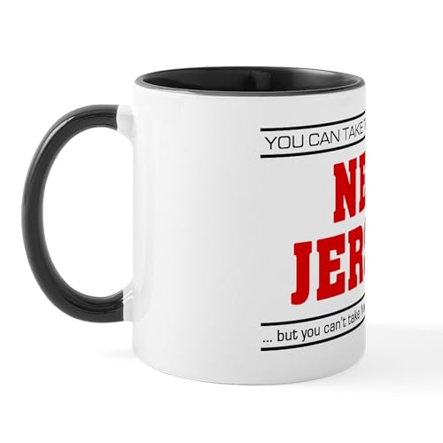 White/Black Inside - Girl From New Jersey' Mug