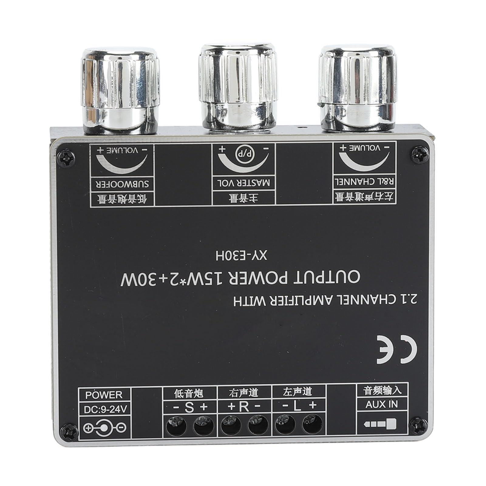 2.1 Channel 30W Mini Power Amplifier Board for DIY Speakers - High Power Subwoofer Audio Amplifier Circuit for Home Theater & Car Audio Systems