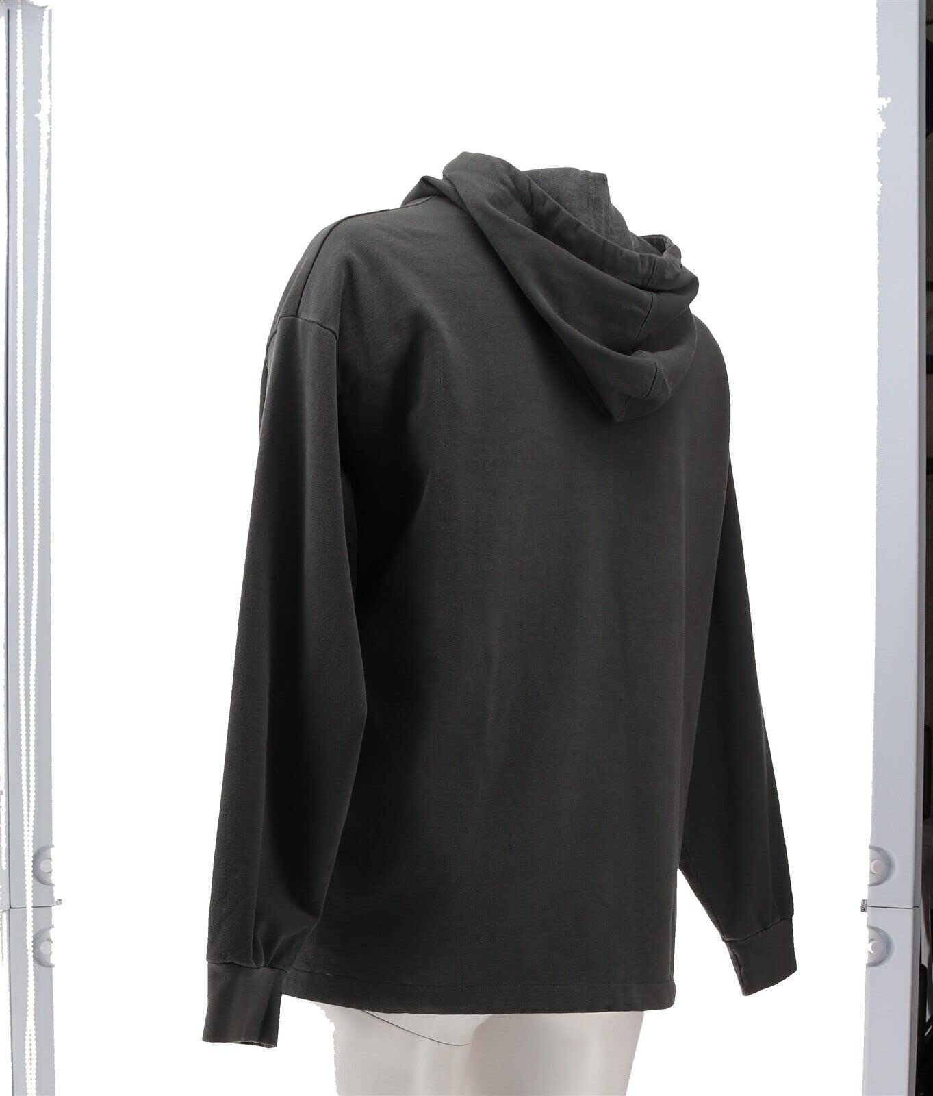 American Apparel Men's French Terry Long Sleeve Drawstring Hoodie - Comfortable Casual Pullover for Gym, Lounge & Streetwear