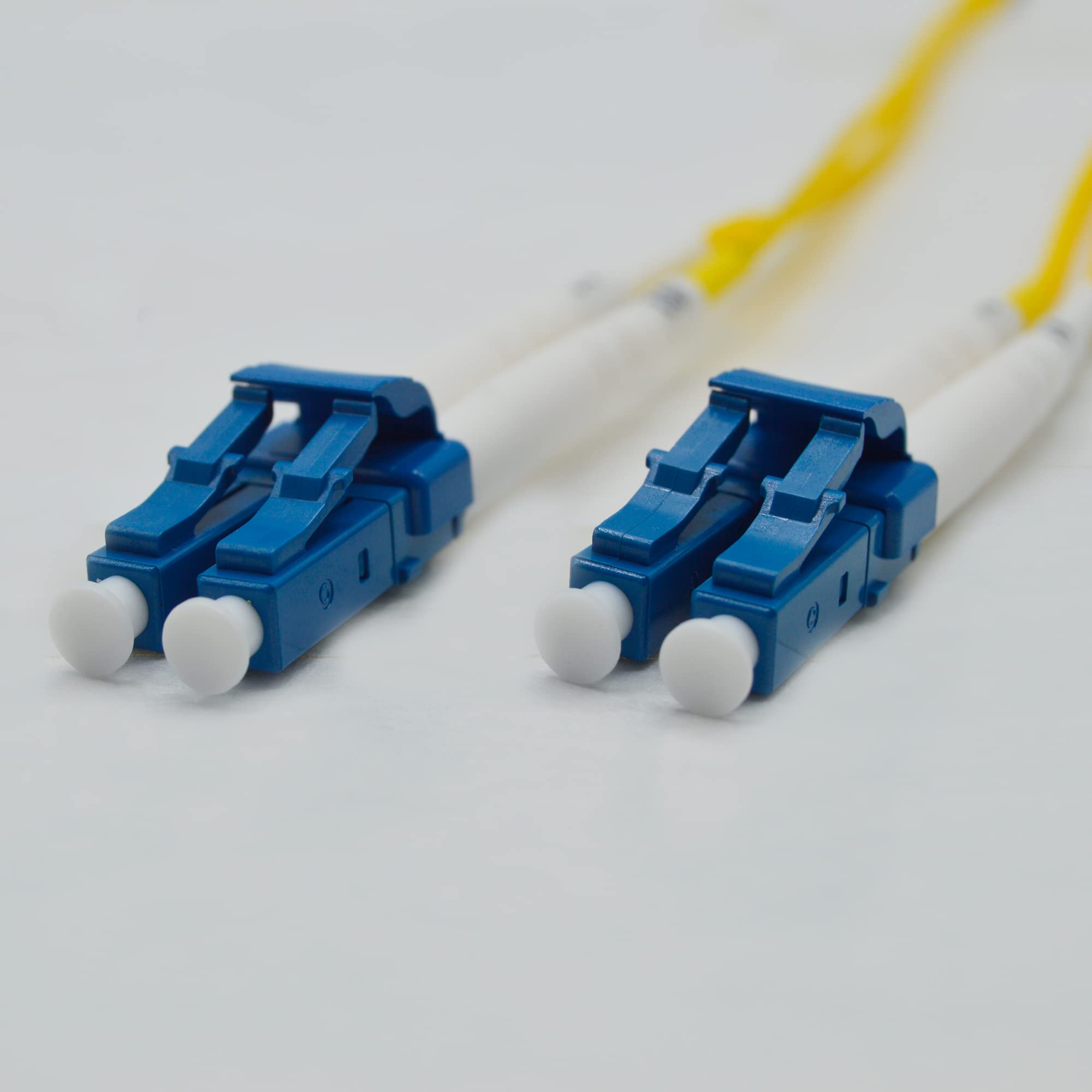 200M OS2 LC-LC Single Mode Fiber Optic Patch Cable - Duplex 9/125 LC to LC Jumper 656ft (200M) - Yellow PVC OFNR - Compatible with 1G/10G SFP+ & 10GBASE - Length Options 0.5M-300M - Ideal for Data Centers, Server Rooms & High-Speed Networking