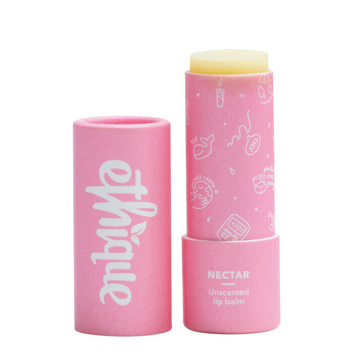 Ethique Nectar Unscented Lip Balm - Organic, Vegan & Cruelty-Free Moisturizing Lip Care for Dry Lips | Perfect for Daily Use, Travel & On-The-Go Hydration