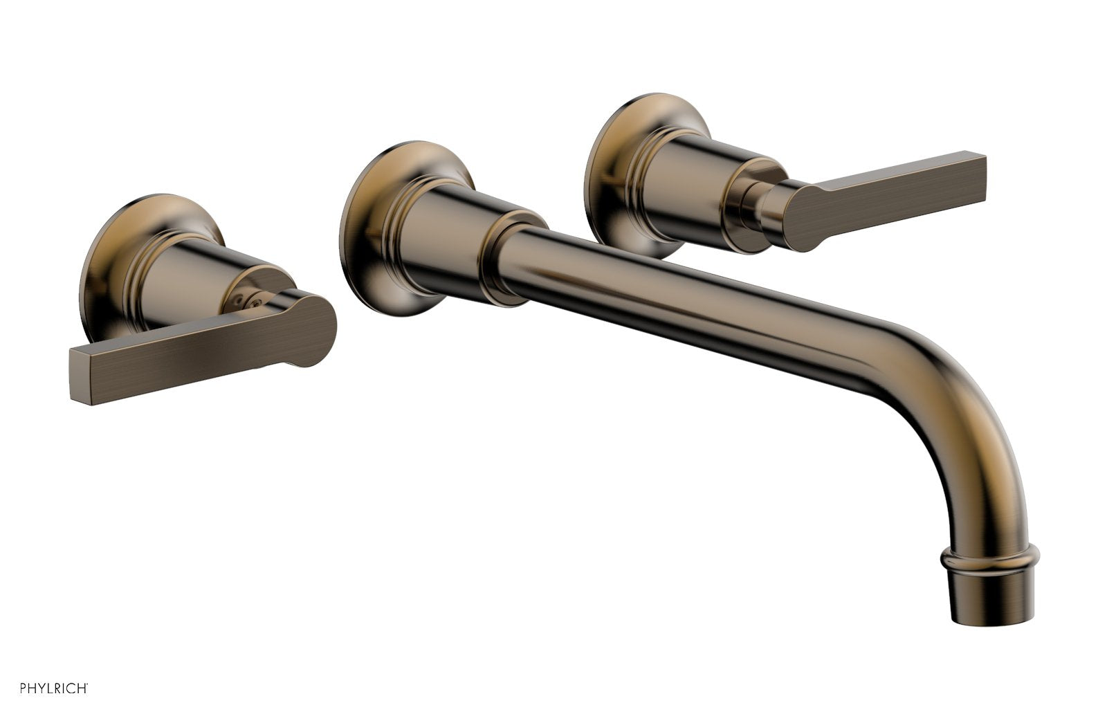 HEX MODERN Wall Mounted Lavatory Faucet Set with 10