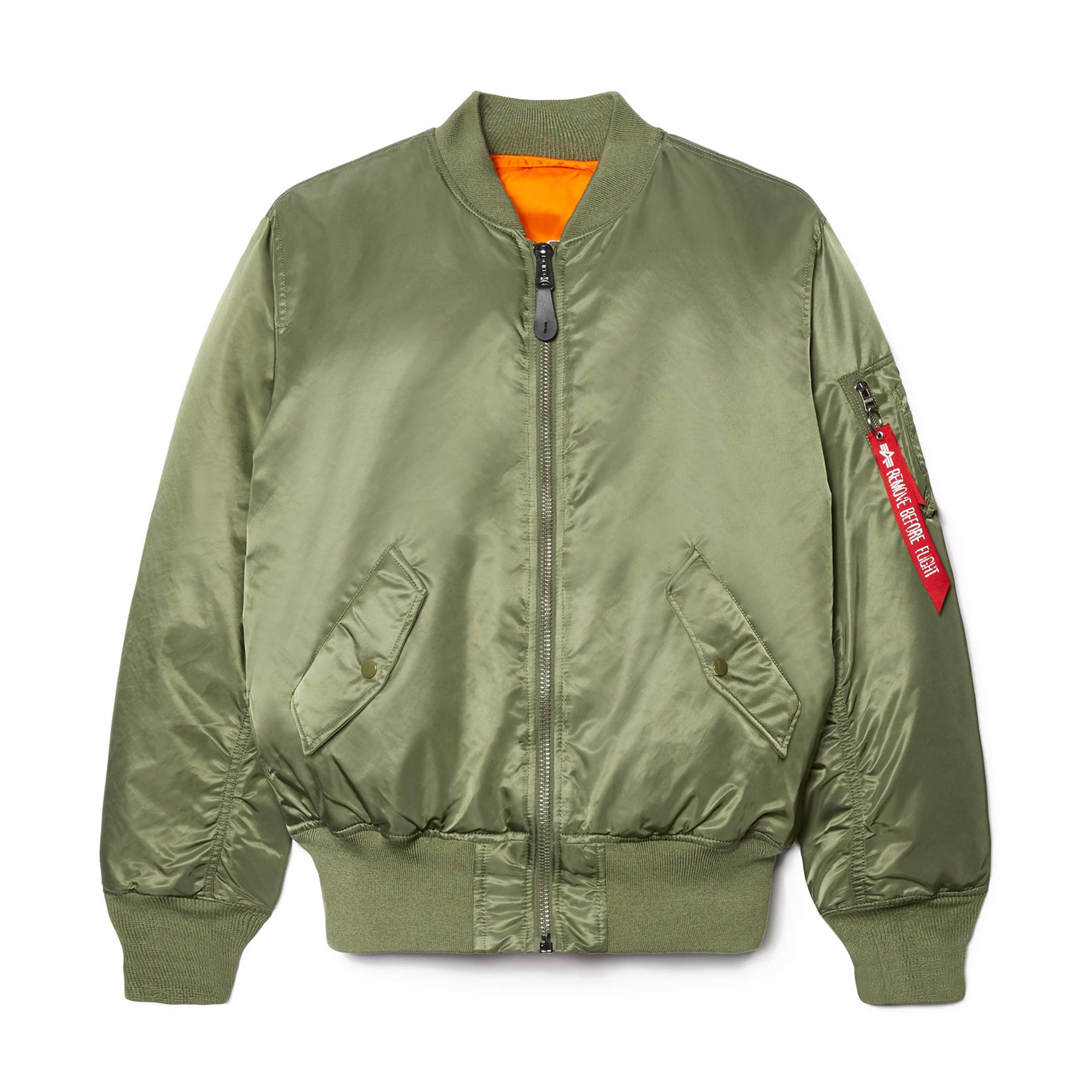 Alpha Industries Men's MA-1 Flight Bomber Jacket - Classic Military Aviator Style - Lightweight Nylon Outerwear for Casual & Streetwear Fashion - Perfect for Fall, Winter & Urban Adventures