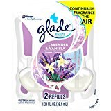 Glade PlugIns Scented Oil Refills, Lavender & Vanilla Aroma - 24 Pack (2 Count Each) for Home, Office & Bathroom Freshening