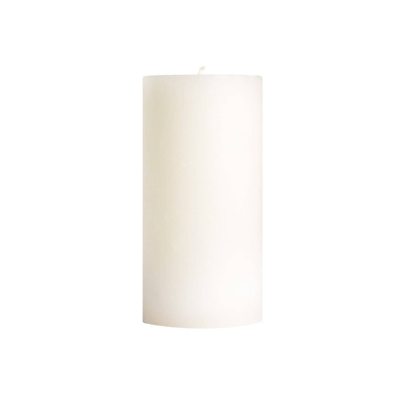 Stark White Unscented Pillar Candles Set - Premium Beeswax Candles for Home Decor, Wedding Centerpieces & Relaxation - 6-Pack Elegant White Candles for Romantic Ambiance, Meditation & Spa Nights