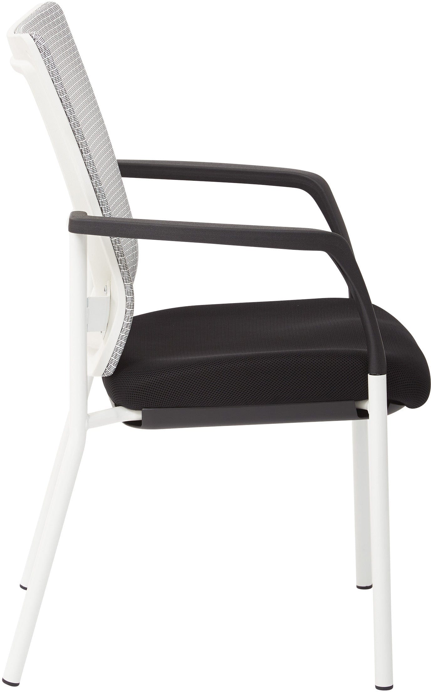 Office Star ProGrid® Mesh Back Visitor Chair [8810W] - Ergonomic Office Seating for Guests & Waiting Rooms, Comfortable Support for Home & Business Use