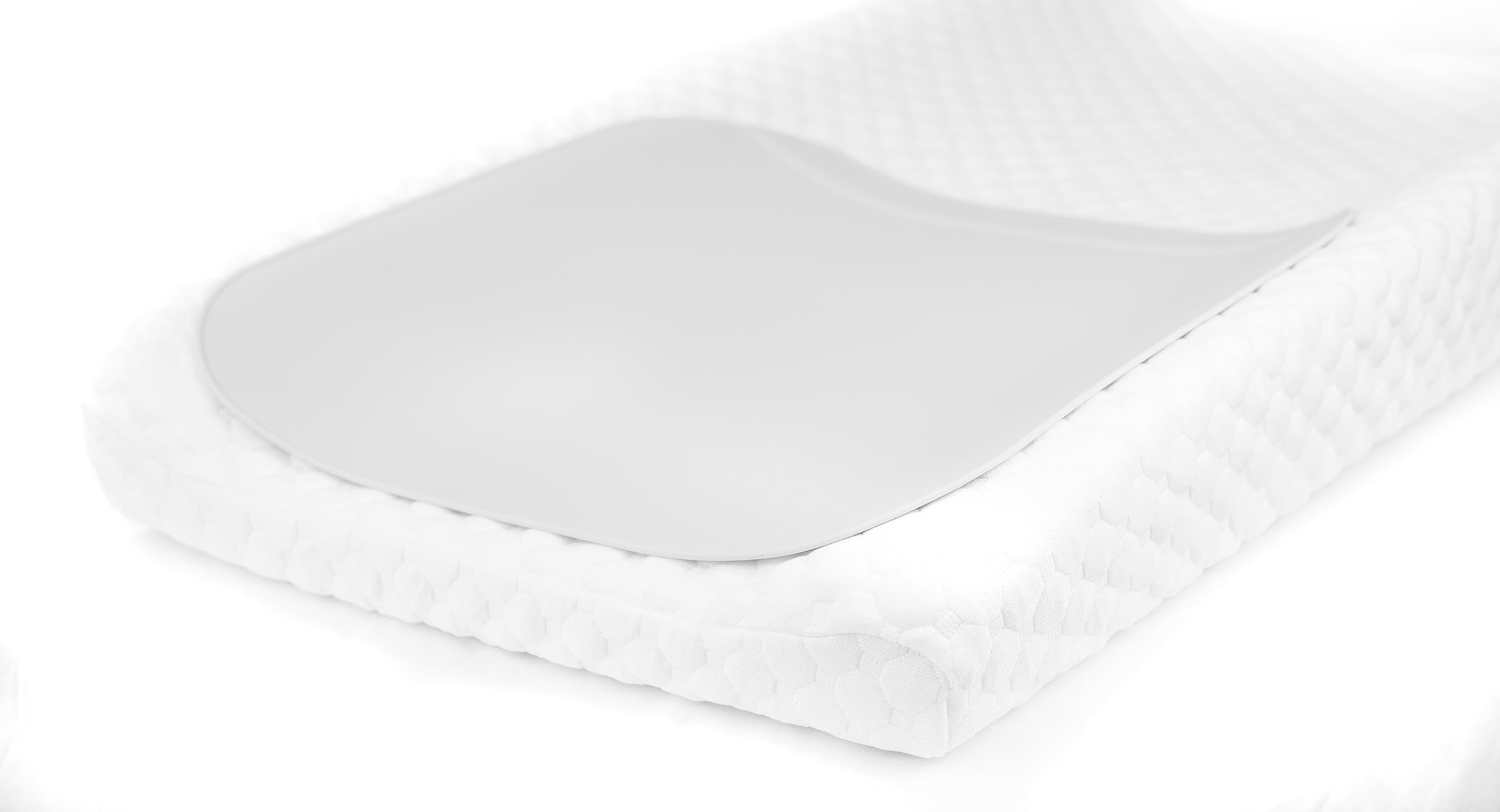 WIPEAROO Waterproof Silicone Changing Pad Liner - 100% Toxin-Free, Easy to Clean Baby Changing Mat Cover for Diaper Station | Fits Any Changing Table | Nursery, Daycare & Travel Essential
