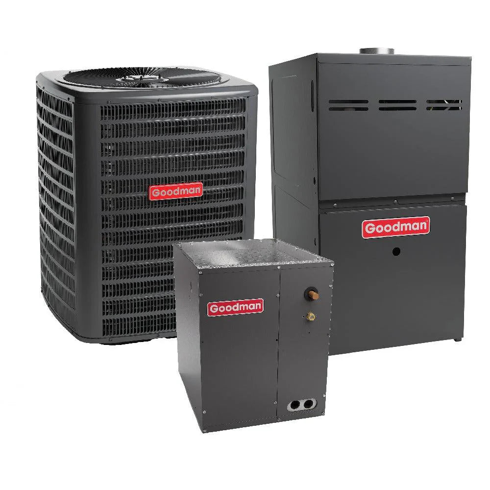 Goodman 2.5 Ton 15.2 SEER2 R32 Air Conditioner - GLXS4BA3010 GR9S800604BN CAPTA3626C3 - Perfect for Home Cooling & Energy Efficiency