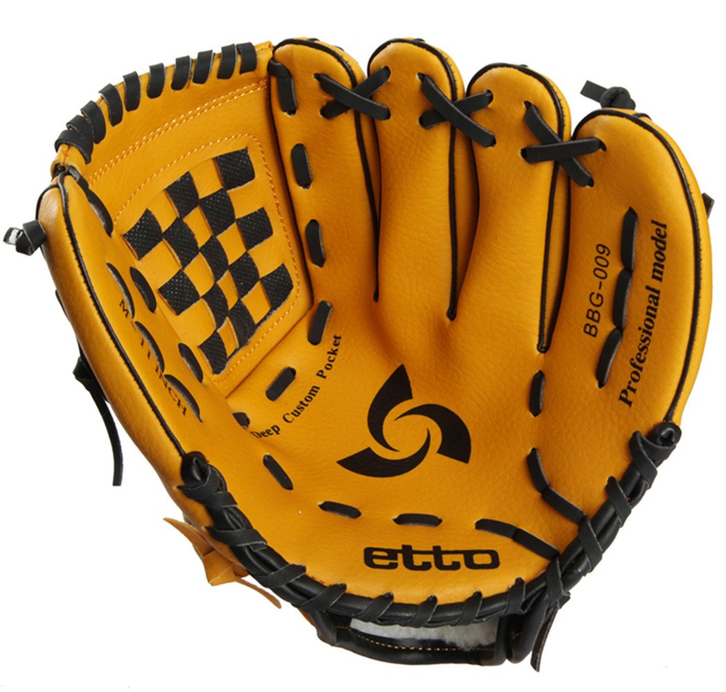 Kafeimali Adult Baseball Gloves - Premium Leather Mitts for Men & Women - Perfect for Training, Games & Sports Fans
