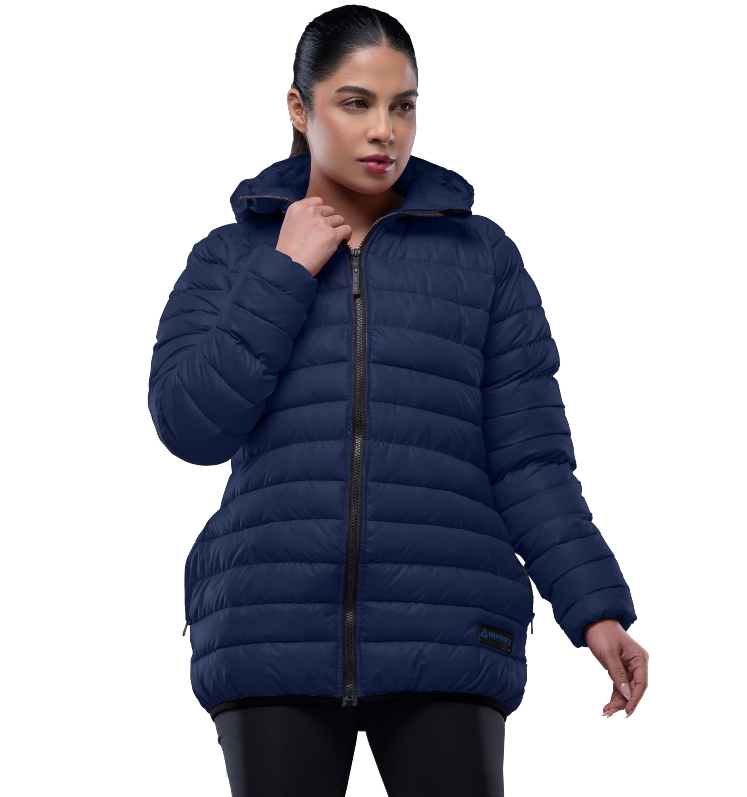 32 Degrees Women's Lightweight Packable Puffer Jacket with Hood - Quilted Winter Coat, Foldable Travel Jacket for Cold Weather | Perfect for Outdoor Activities, Commuting & Travel