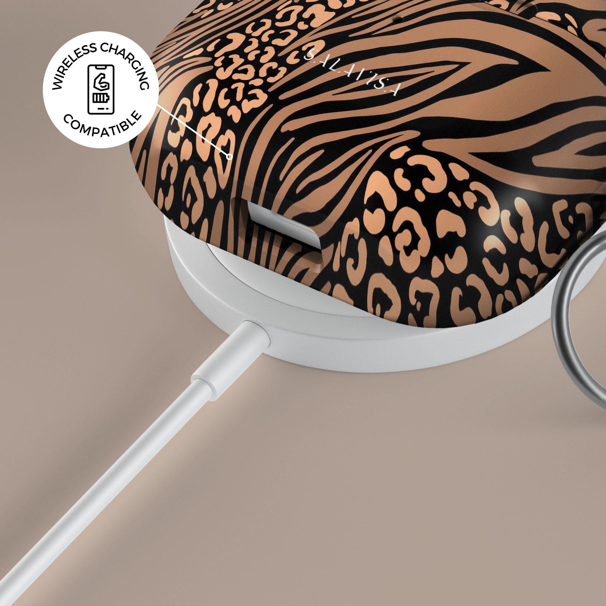 Stylish Zebra & Leopard Print AirPods Pro Case - Trendy Protective Cover for AirPods 1/2/3 & Pro - Perfect for Gym, Travel & Everyday Use