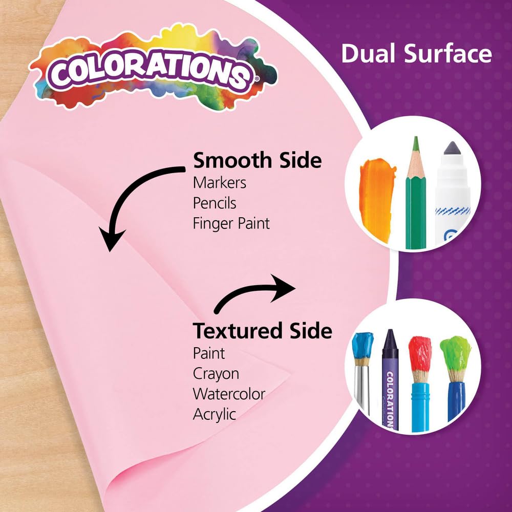 Colorations Dual Surface Art Paper Roll - 36